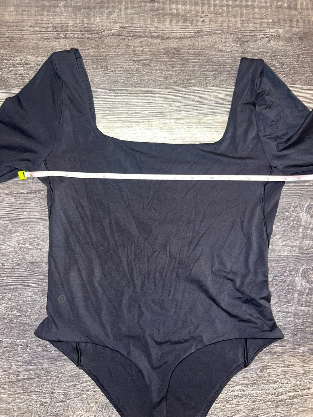 Lululemon Wundermost Nulu Square Neck Bodysuit Black Small